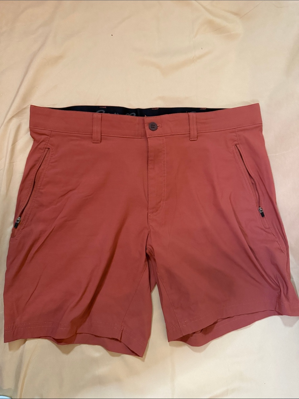 Eddie Bauer Men's Rust-Red Hybrid Shorts